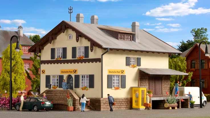 KIBRI 38824 — Здание почтового отделения, 1:87